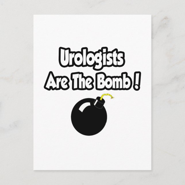 Carte Postale Les Urologues Sont La Bombe ! (Devant)