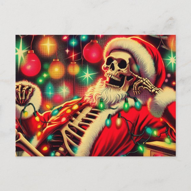 Carte Postale Les vacances de père Noël (Devant)