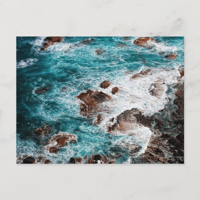Carte Postale Les vagues (Devant)