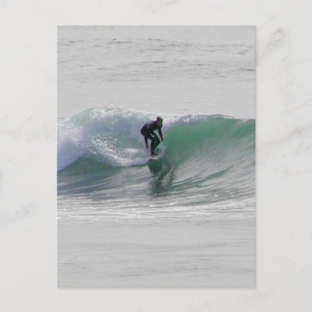 Carte Postale Les vagues océaniques Surfeurs (Devant)