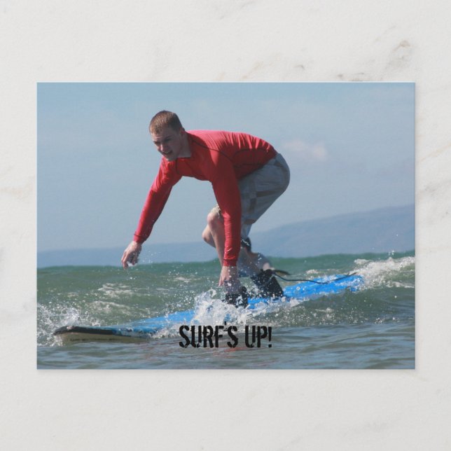 Carte Postale Les vagues sont là (Devant)