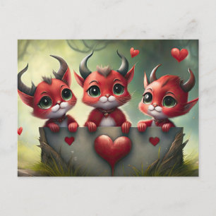 Carte Postale Les Valentines de Lil Devil
