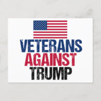Les vétérans contre le drapeau américain Trump