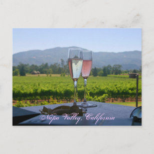 Carte Postale Les vignobles de la vallée de Napa