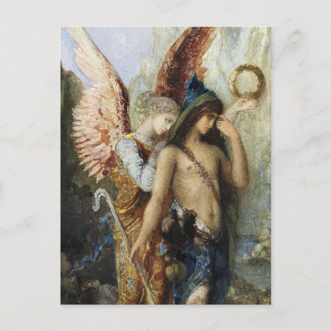 Carte Postale « Les Voix » Ange Art par Gustave Moreau (Devant)