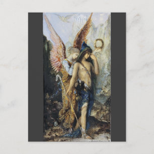 Carte Postale Les voix, aquarelle par Gustave Moreau