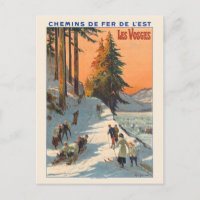 Les Vosges France Poster vintage 1912