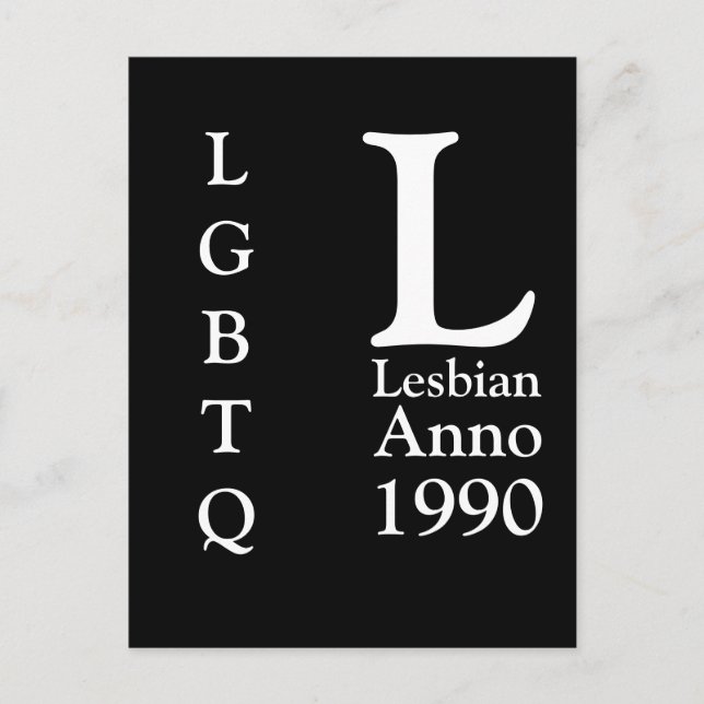 Carte Postale Lesbian Anno ? | Lesbian (Devant)