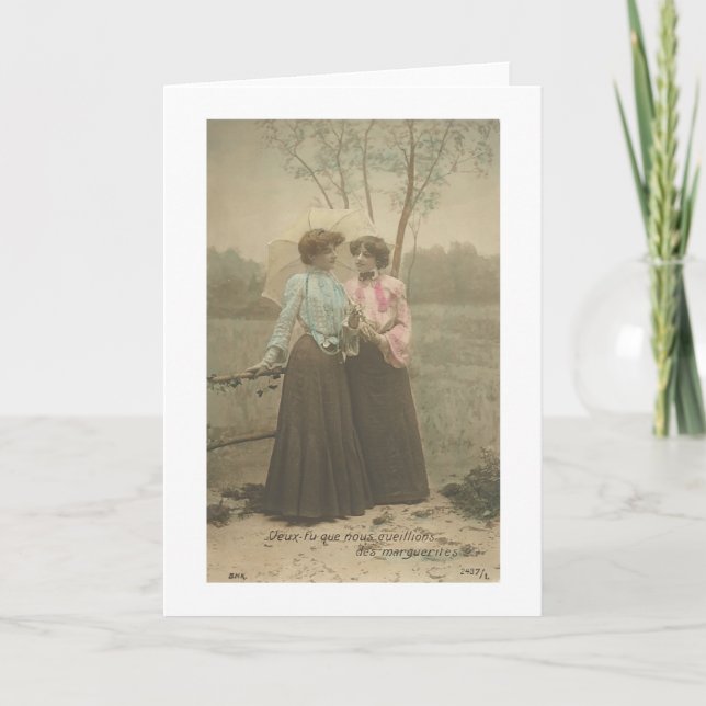 Carte postale lesbienne Valentine (Devant)