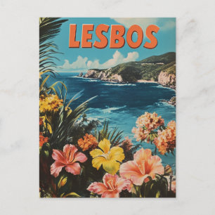Carte Postale Lesbos Vintage