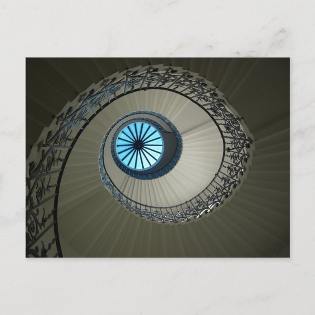 Carte Postale L'escalier Tulip et lanterne à la Queen's House (Devant)