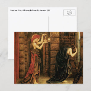 Carte Postale L'Espoir dans une prison de désespoir d'Evelyn De