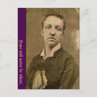 Carte Postale L'Espoir Ne Sera Jamais Silencieux