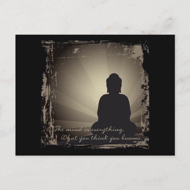 Carte Postale L'Esprit Bouddha Est Tout (Devant)