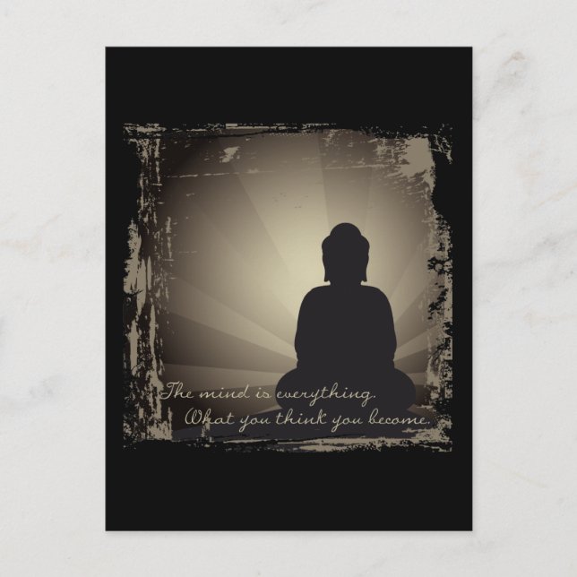 Carte Postale L'Esprit Bouddha Est Tout (Devant)