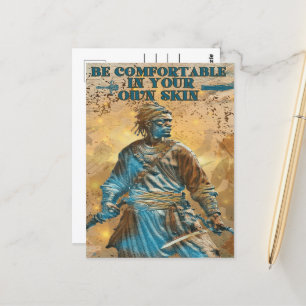 Carte Postale L'esprit indestructible d'un guerrier
