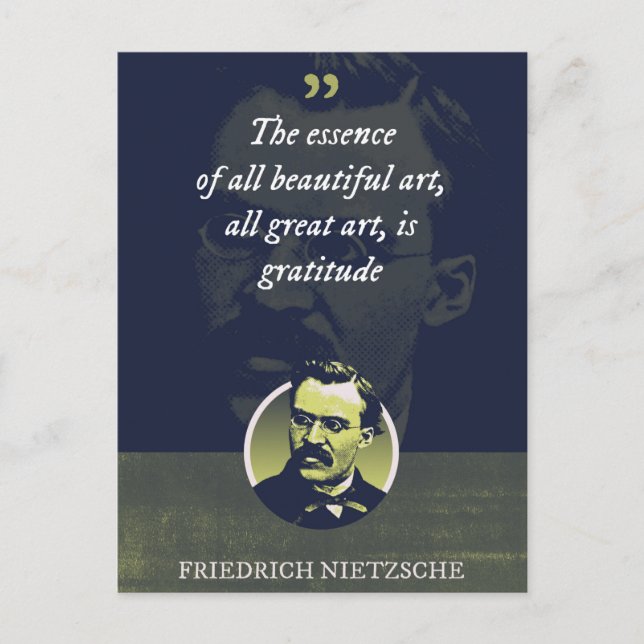 Carte Postale L'essence de tout beau art, tout grand art (Devant)