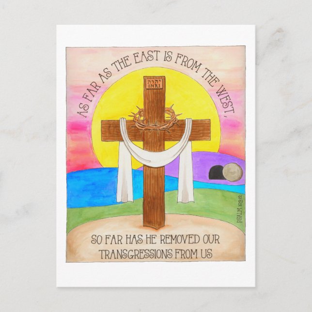 Carte Postale L'Est est inspiré par l'Ouest (Devant)