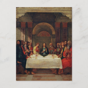 Carte Postale L'établissement de l'eucharistie, c.1490