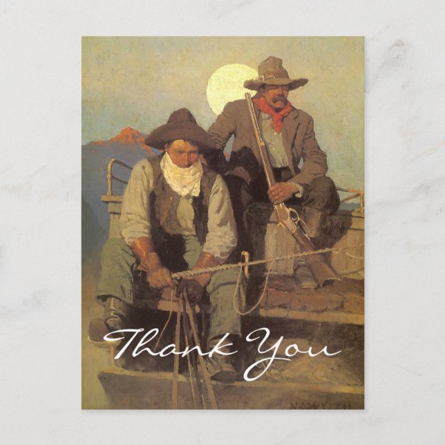 Carte Postale L'étape de la paye de Wyeth (Devant)