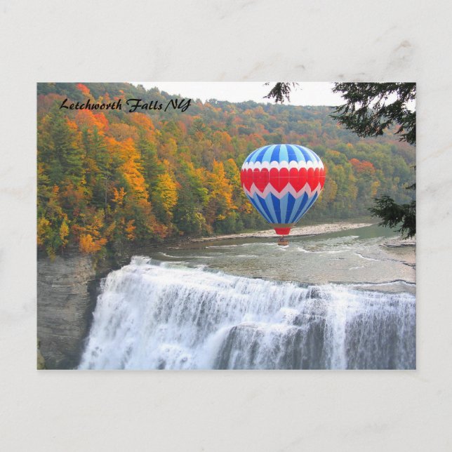 Carte Postale Letchworth Falls NY (Devant)
