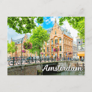 Carte Postale L'Été À Amsterdam, Pays-Bas