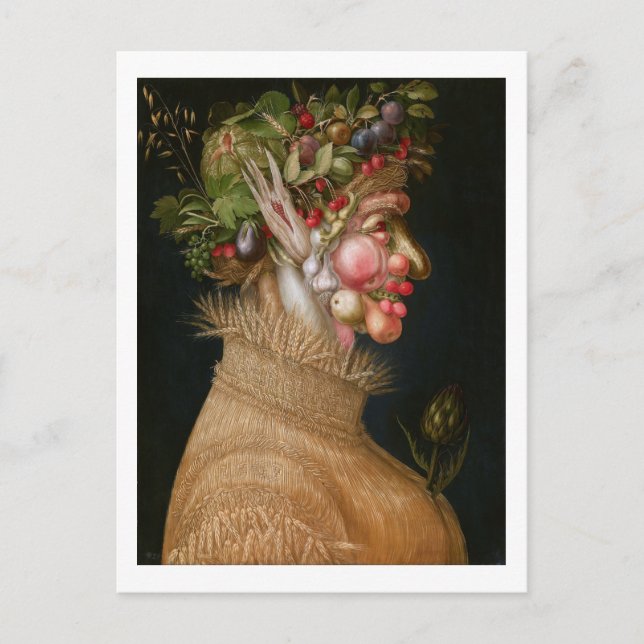 Carte Postale L'été, Arcimboldo (Devant)