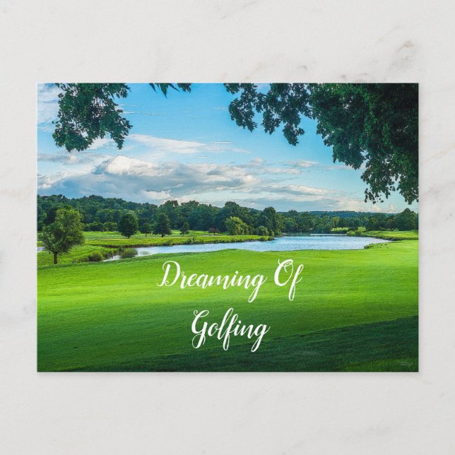Carte Postale L'Été Au Golf (Devant)