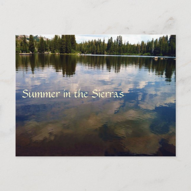 Carte Postale L'été aux Sierras (Devant)