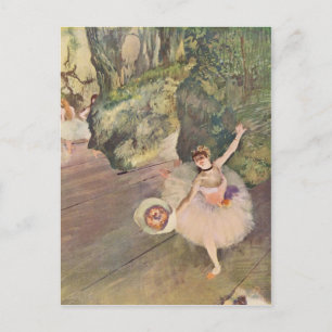 Carte Postale L'étoile du ballet par Edgar Degas