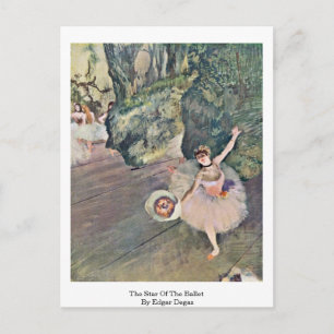 Carte Postale L'Étoile Du Ballet Par Edgar Degas
