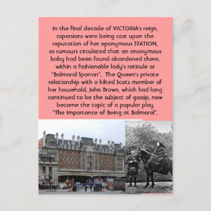 Carte Postale L'Étrange Coque du scandale Balmoral Sporran