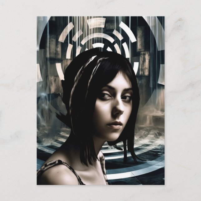 Carte Postale L'Étrange Piscine (Devant)