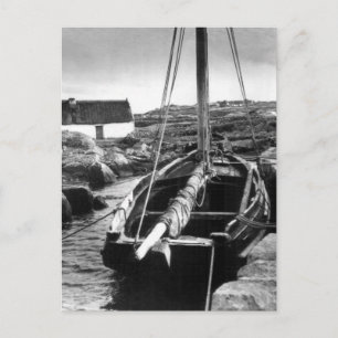 Carte Postale Lettermore Galway, vieux bateau de pêche Irlande