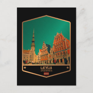 Carte Postale Lettonie