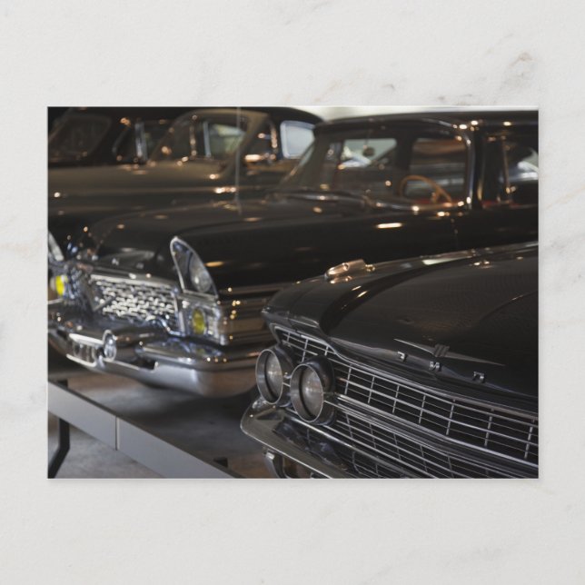 Carte Postale Lettonie, Riga, Musée automobile de Riga, voitures (Devant)
