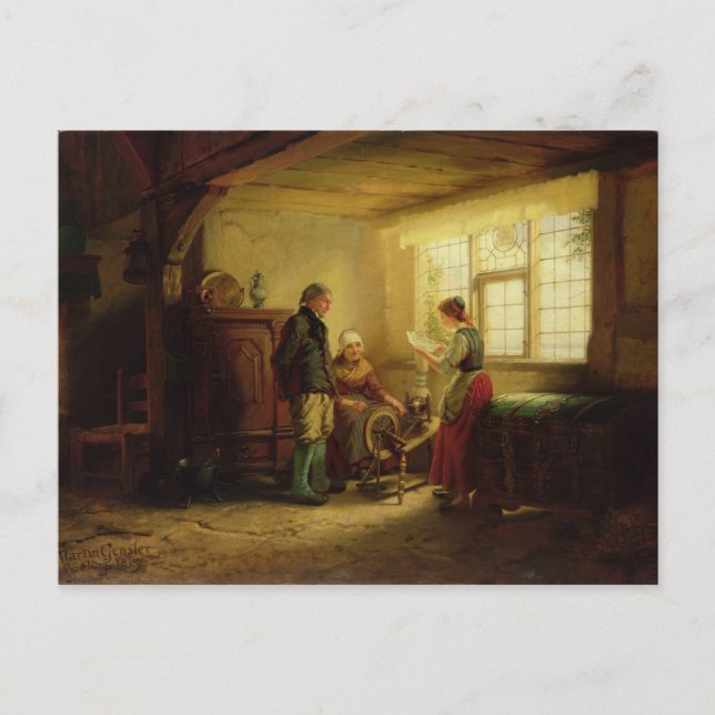 Carte Postale Lettre, 1869 (Devant)