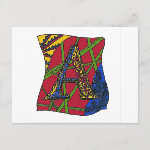 Carte Postale Lettre A