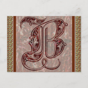 Carte Postale Lettre B