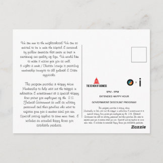 Carte Postale Lettre d'accueil