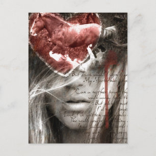 Carte Postale Lettre d'amour