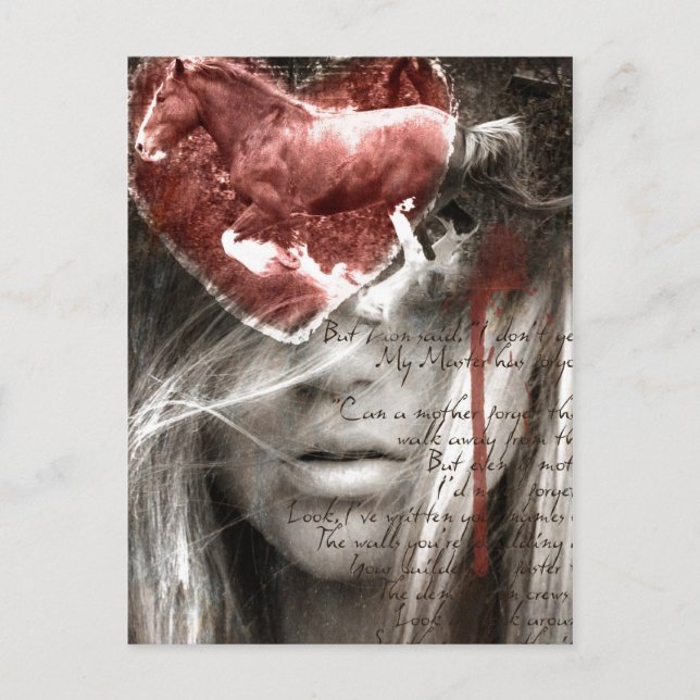 Carte Postale Lettre d'amour (Devant)