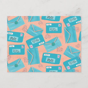 Carte Postale Lettre d'amour