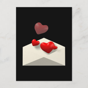 Carte Postale Lettre d'amour