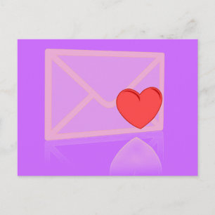 Carte Postale Lettre d'amour