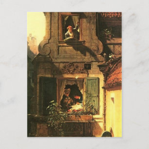 Carte Postale Lettre d'amour vintage-Motive interceptée