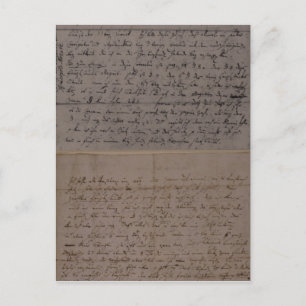 Carte Postale Lettre de Leopold Mozart