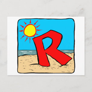 Carte Postale LETTRE D'IDÉES DE Mariage DE PLAGE R