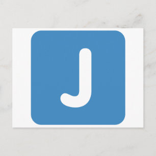 Carte Postale LETTRE EMOji J Twitter