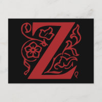 Lettre fantaisie Z